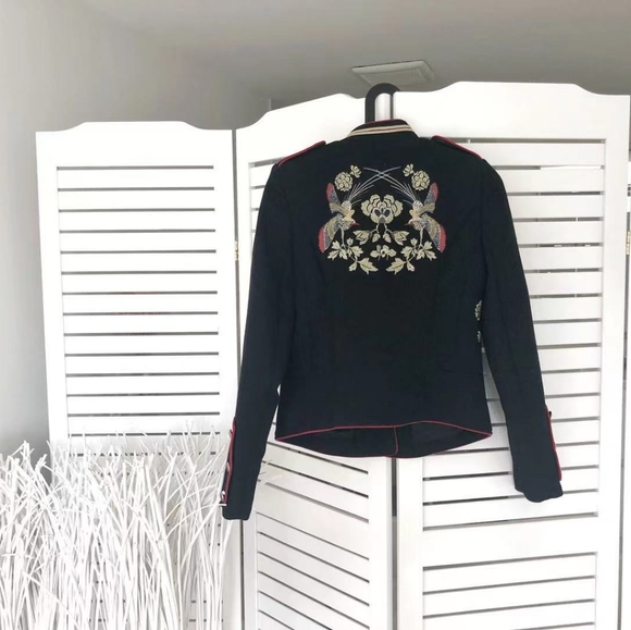 BNWOT Zara Jacket with Embroidery - Picture 6 of 6